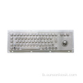 USB Wired Numeric Metal Keyboard mat Trackball